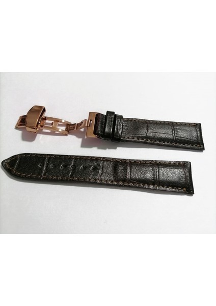 &hertür Saate &uygun Kelebek Toka 20 Mm Koyu Kahve Kordon(171) Rose Toka fiyatları