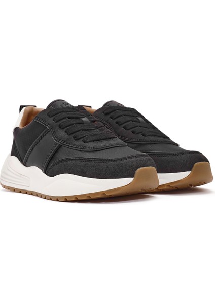 Erkek Siyah Bağcıklı Sneaker 24WFD76026F