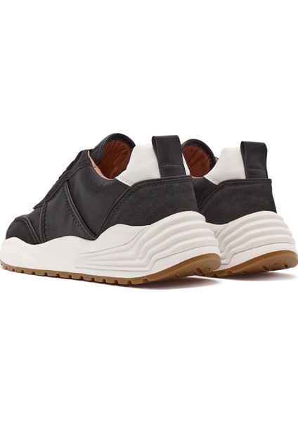 Erkek Siyah Bağcıklı Sneaker 24WFD76026F