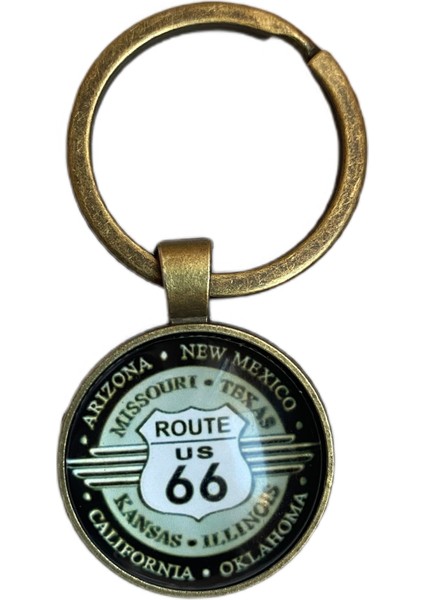 Schulzz Usa Route 66 Vintage Anahtarlık