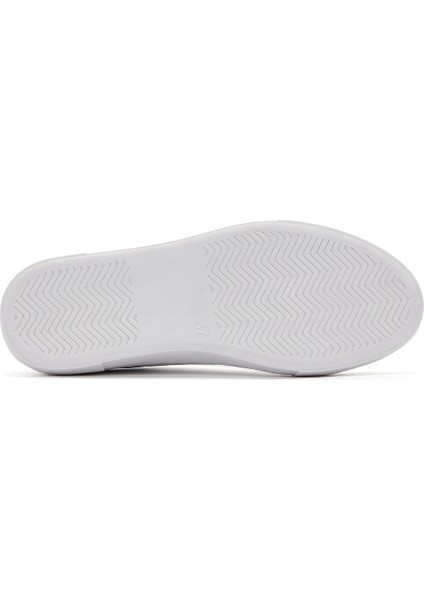 Kadın Beyaz Bağcıklı Deri Sneaker 25SFD290518
