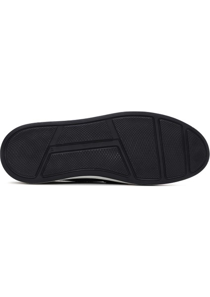 Erkek Siyah Deri Loafer 25SFD680318