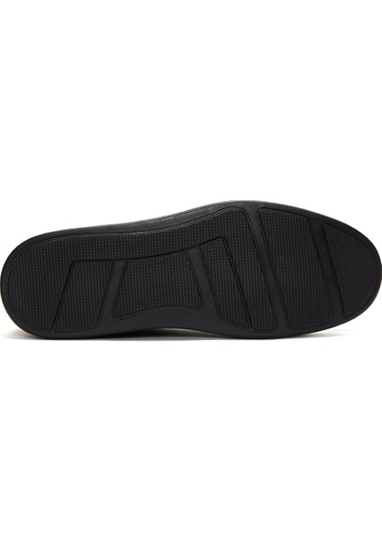 Erkek Siyah Bağcıklı Deri Sneaker 25SFD6300FT