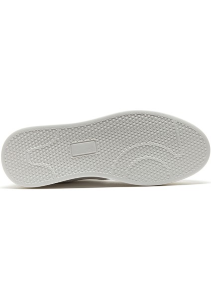 Erkek Beyaz Bağcıklı Deri Sneaker 25SFD6102FT