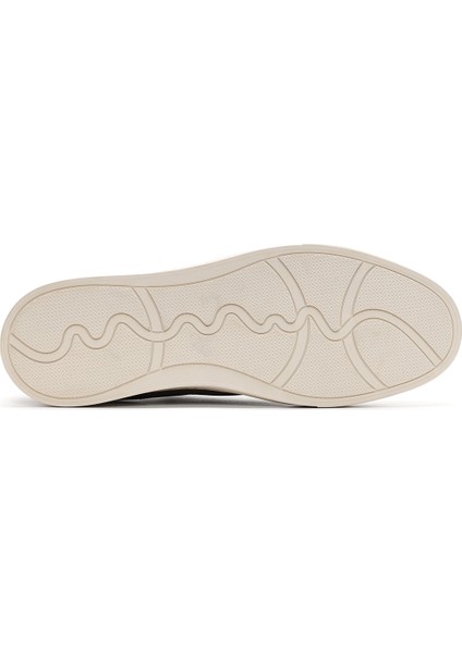 Erkek Haki Bağcıklı Deri Sneaker 25SFD6105V3