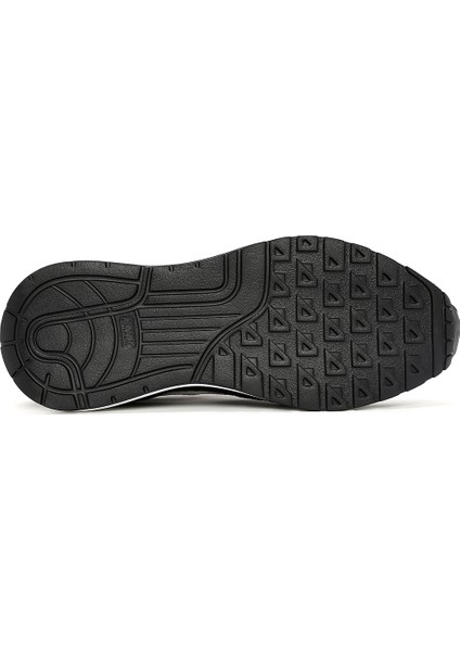 Erkek Siyah Bağcıklı Deri Sneaker 25SFD707414