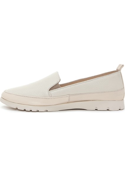 Kadın Krem Deri Comfort Loafer 25SFD1513FT