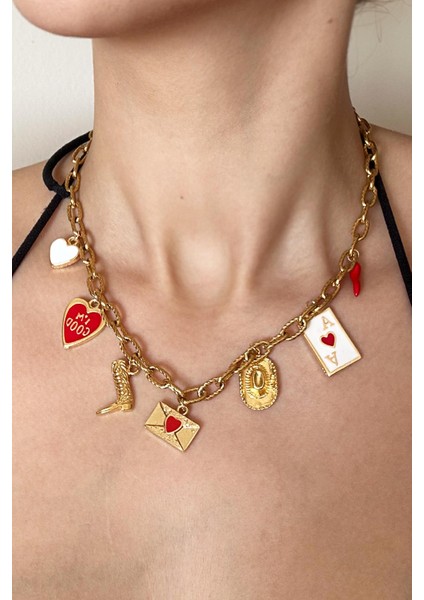 Arizona Cowboy Love Charm Sallantılı Kolye