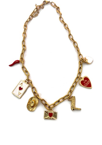 Arizona Cowboy Love Charm Sallantılı Kolye fiyatları