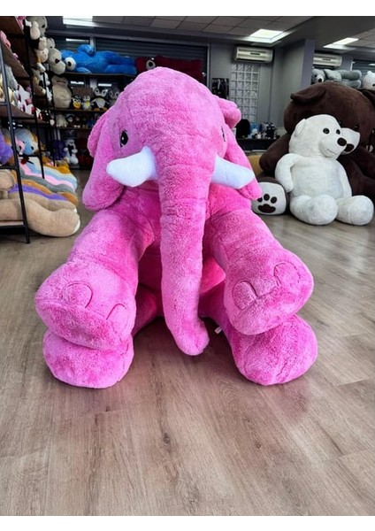 Sevgiliye Özel Dev Peluş Fil Oyuncak 150 cm - Koca Boy, Sevimli ve Renkli
