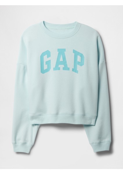 Kadın Mavi Gap Logo Fleece Sweatshirt fiyatları
