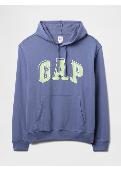 Erkek Mavi Gap Logo Fransız Havlu Kumaş Sweatshirt fiyatları