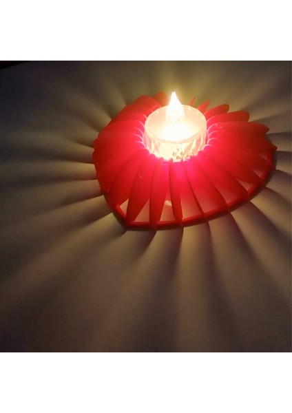 Romantik anlar için Kalp Mumluk, Tea Light-Candle