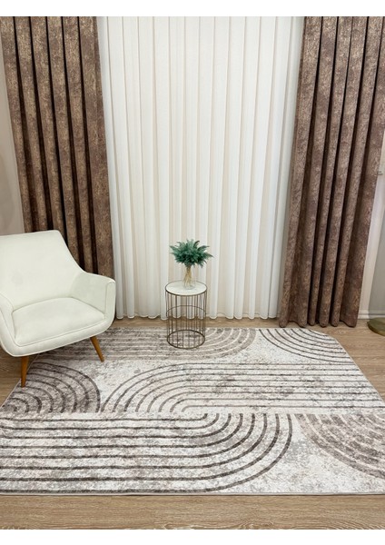 Bej Renkiskandinav Tarzı Lateks Kaymaz Taban Halı fiyatları