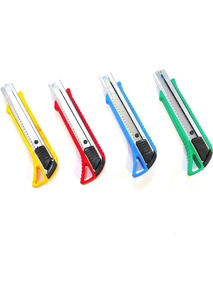 Metal Yuvalı Maket Bıçağı, 18MM Bıçak Genişliği Türk Malı