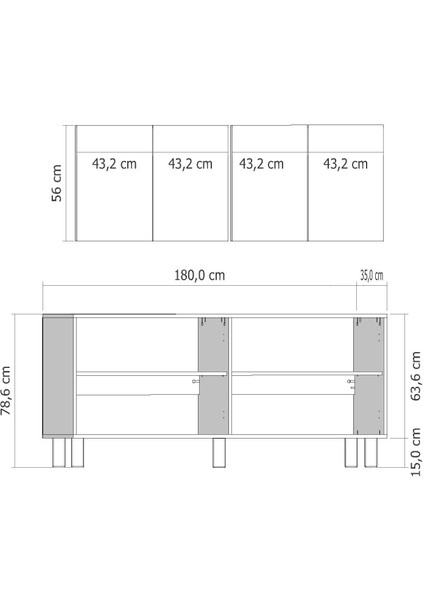 DERENCT(K x 180) Bohem Konsol Safirmeşe-Hazeran