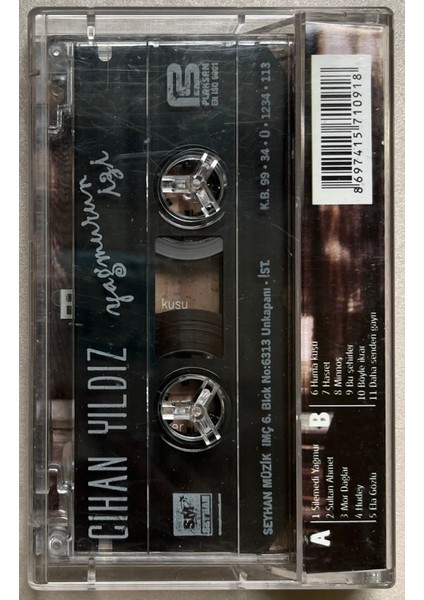 Cihan Yıldız – Yağmurun İzi Kaset