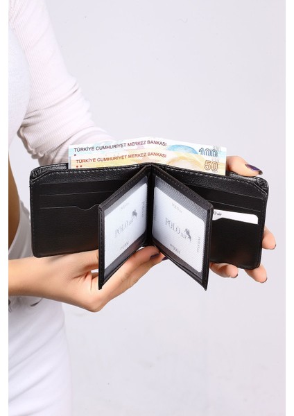 Erkek Kol Saati Cüzdan Kemer Kartlık Çakmak Kombin Set PL-0838E1 Siyah Set