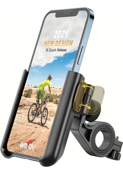 Bisikletler Için Evrensel Motosiklet Telefon Tutucu Akıllı Telefonlar Için Uygundur