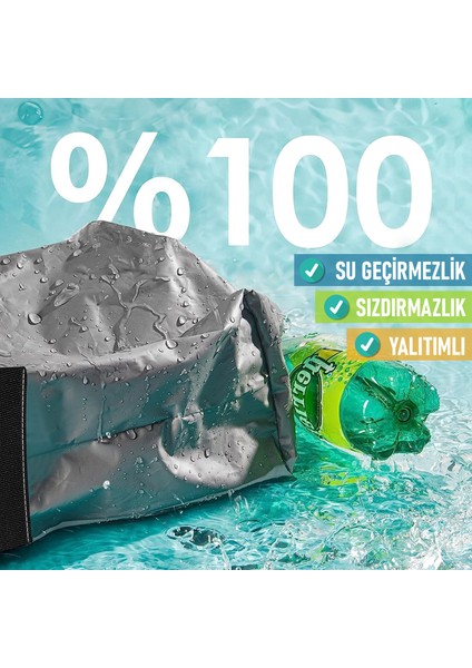 Araç Çöp Kovası, Araba Çöp Kutusu Araç Organizer Çanta Araç Içi Oto Çöp Çantası 8 Lt Gri