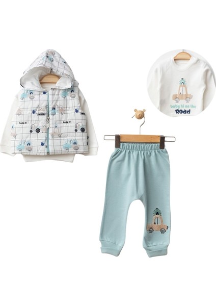 Bebek Erkek Takım Üç Parça