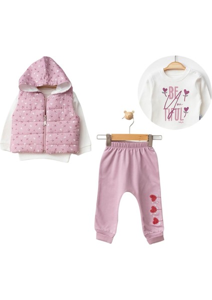 Bebek Kız Takım Üç Parça