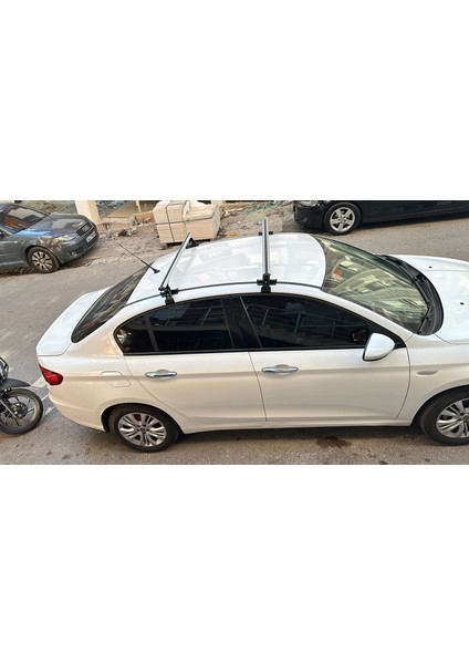 Fiat Egea ( 2015-2020 ) 3 Aparatlı Oluksuz Tip Port Bagaj Tavan Çıtası Ara Atkı Barı Çıta
