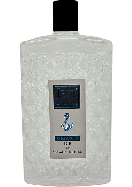 Cam Şişe Kolonya Okyanus 200 ml