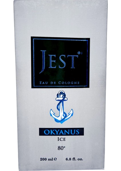 Cam Şişe Kolonya Okyanus 200 ml