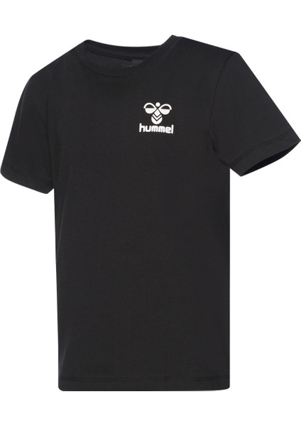 Laures Çocuk Siyah Yuvarlak Yaka Tişört