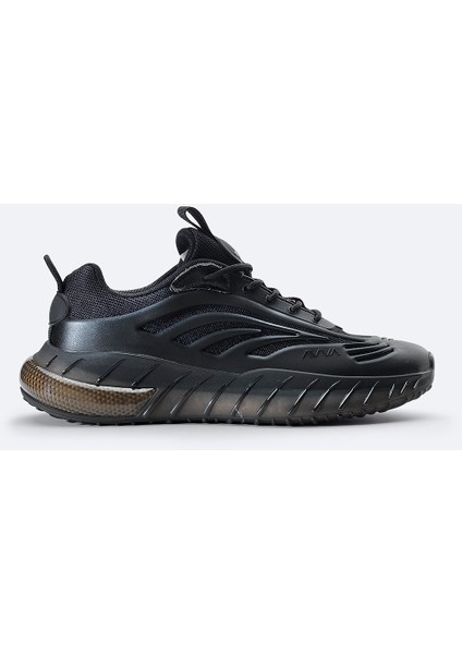 Erkek Siyah Esnek Taban Sneaker Ayakkabı A41y8020