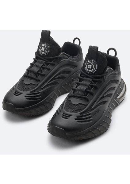 Erkek Siyah Esnek Taban Sneaker Ayakkabı A41y8020