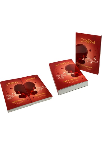 Sevgililer Günü Özel Dubai Çikolatası 195 gr-2 Adet
