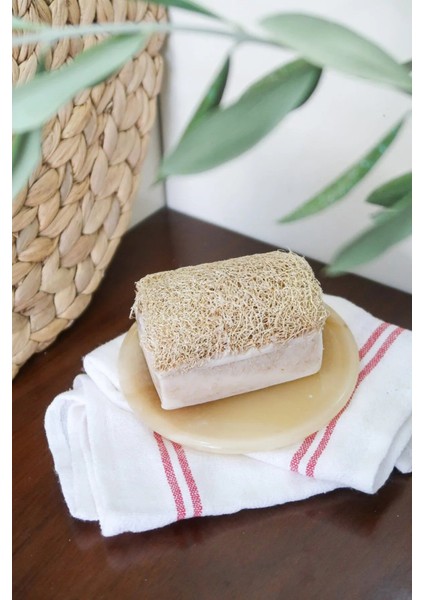 Doğal Kabak Lifli Kaymaklı Sabun 120 gr Üçlü Set modelleri
