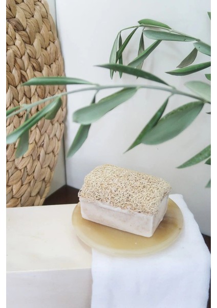 Doğal Kabak Lifli Kaymaklı Sabun 120 gr Üçlü Set fırsatları