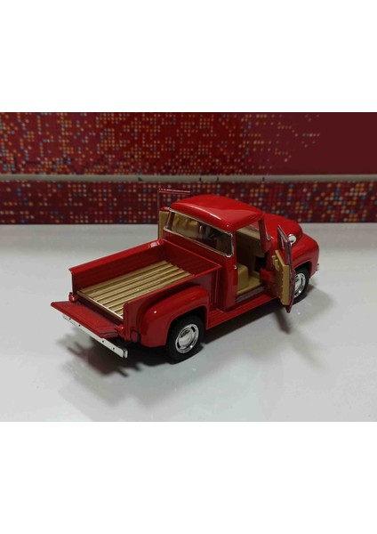 Dianomi Kinsmart 1:38 Ölçek 1956 Ford F-100 Pick-Up// Çek-Bırak 12 cm modelleri