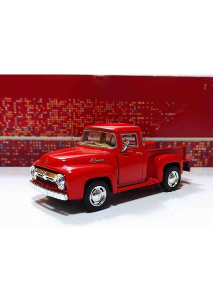 Dianomi Kinsmart 1:38 Ölçek 1956 Ford F-100 Pick-Up// Çek-Bırak 12 cm fırsatları