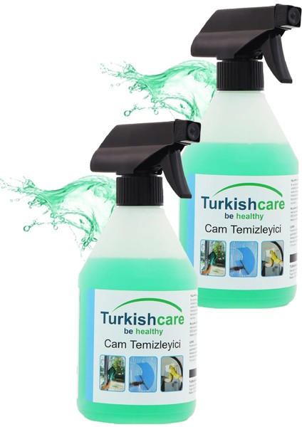 Cam Temizleyici 500 Ml. Ikili Set