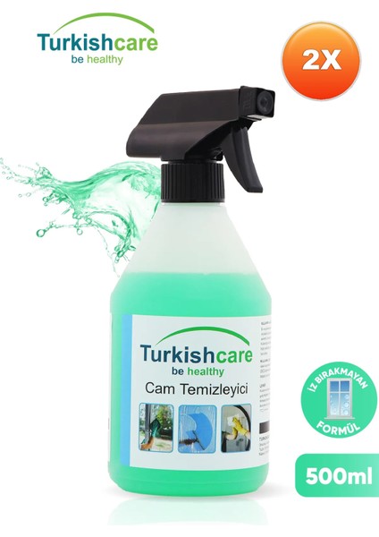 Cam Temizleyici 500 Ml. Ikili Set