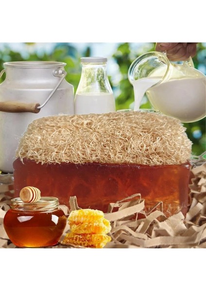 Doğal Kabak Lifli Ballı ve Sütlü Sabun 120 gr Ikili Set fırsatları