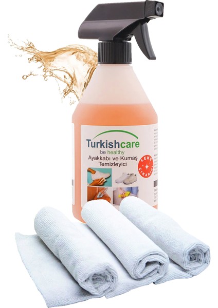 Çok Amaçlı Leke Çıkarıcı Sprey ve 3’lü İthal Mikrofiber Bez Temizlik Paketi