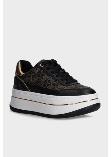 Logolu Platform Taban Sneaker Ayakkabı 43F4HYFS2L038 Bayan Ayakkabı 43F4HYFS2L 038 fiyatları