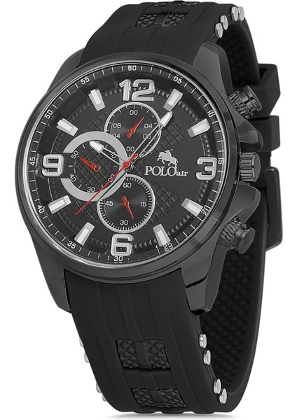 Erkek Silikon Kordon Kol Saati Cüzdan Kemer Kartlık Anahtarlık Kombin Siyah Set PL-0863E1 fiyatları