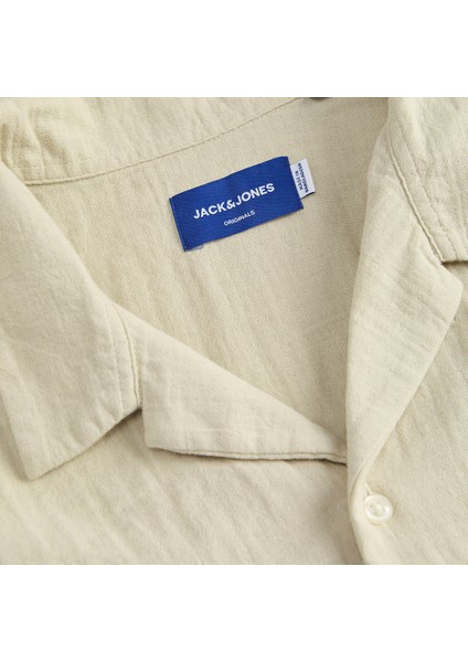 Jack&jones Easter Patras Resort Erkek Bej Klasik Yaka Gömlek fiyatları