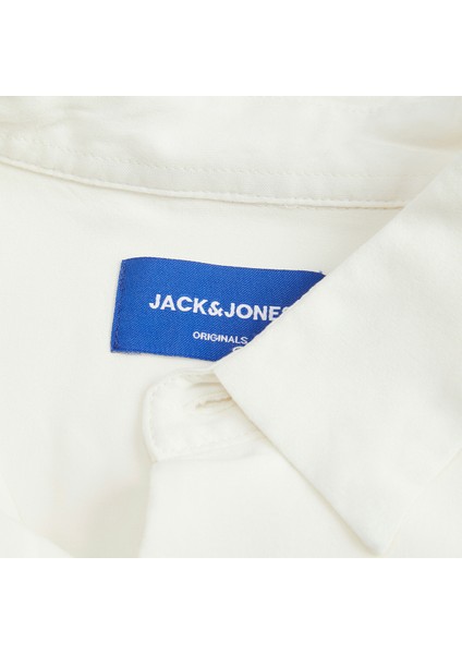 Jack&jones Joshua Viscose Erkek Beyaz Klasik Yaka Gömlek fiyatları