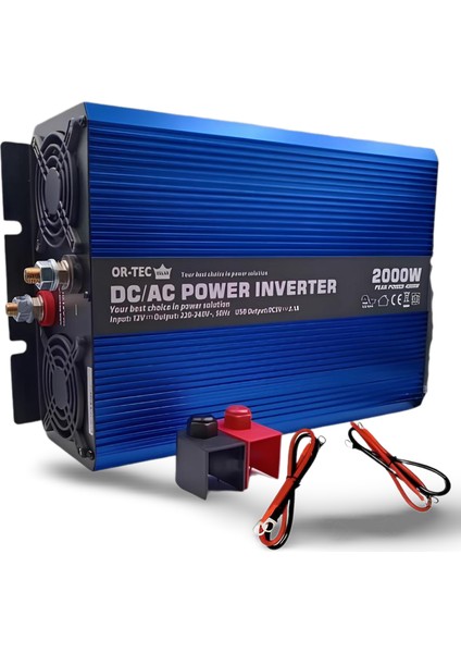 Ortec ORT2000 12V 2000W Tam Inverter