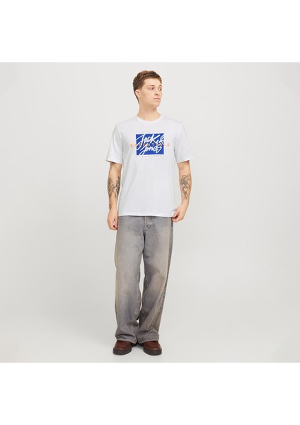 Colton Crew Neck Erkek Beyaz Yuvarlak Yaka Tişört modelleri