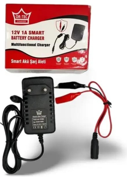 Ortec 12V 1A Akü Şarj Aleti