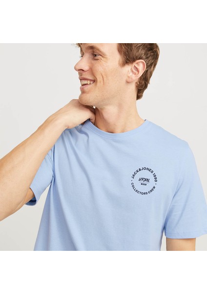 Jack&jones Simon Crew Neck Erkek Mavi Yuvarlak Yaka Tişört fiyatları