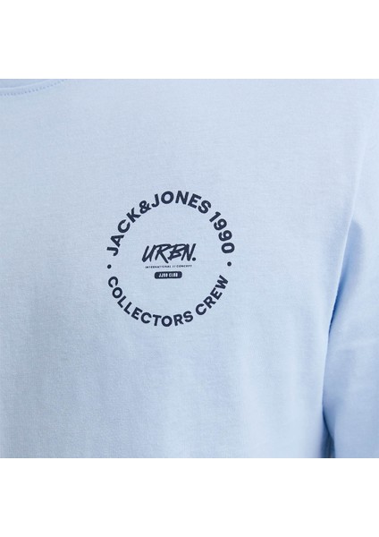 Jack&jones Simon Crew Neck Erkek Mavi Yuvarlak Yaka Tişört fırsatları